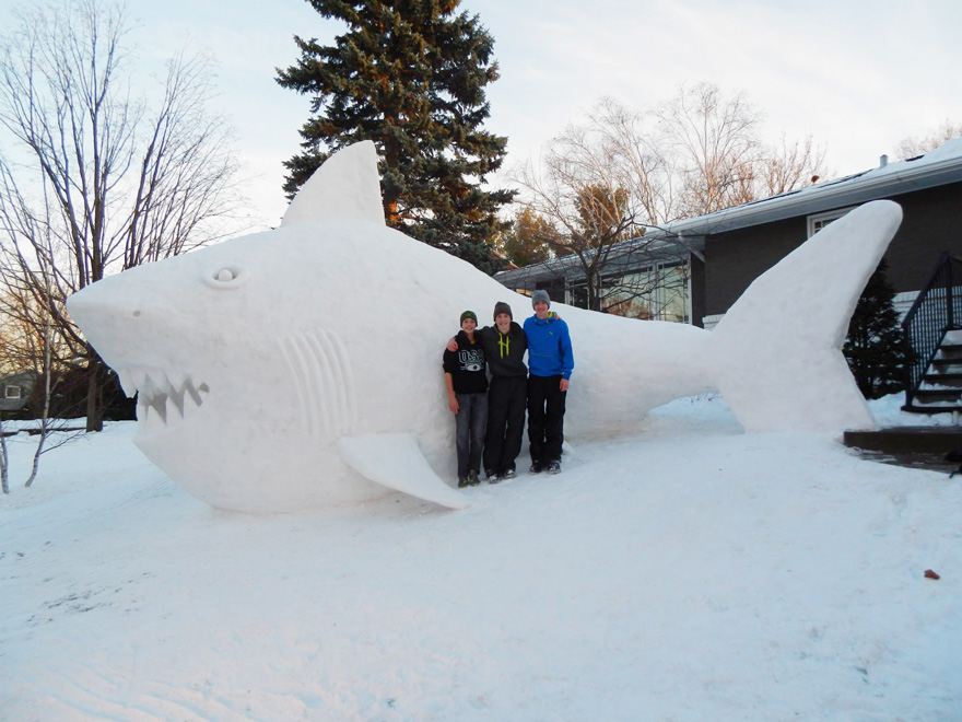 esculturas de nive gigantes 2