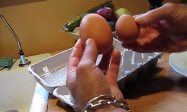 Huevos cocidos fuera de la nevera