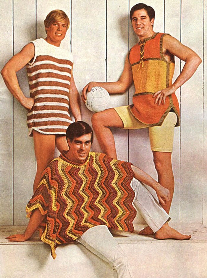 Moda masculina en los años 70