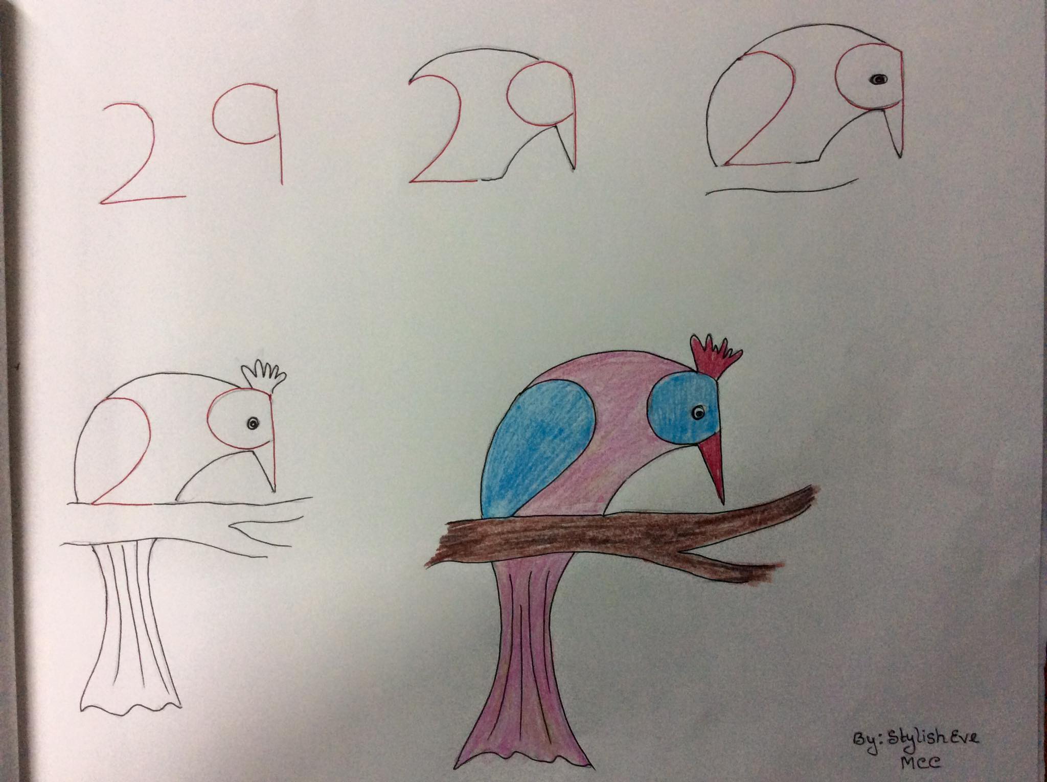 aprende a dibujar con numeros y letras 2