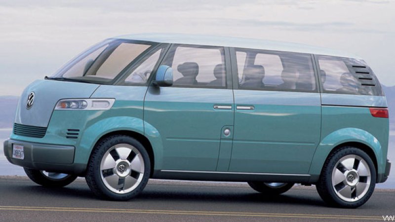 Volkswagen Microbus Concept 2001. Jamás llegó a salir al mercado.