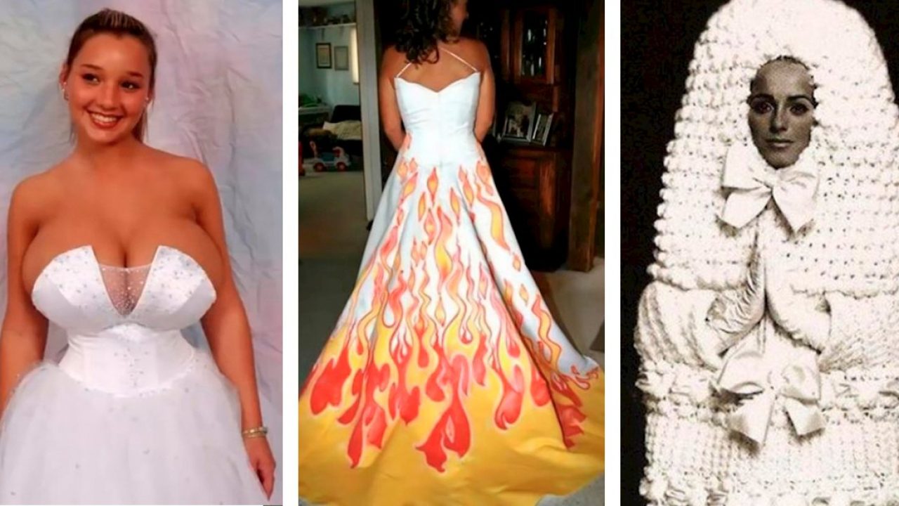 Los peores vestidos de novia que hemos visto nunca