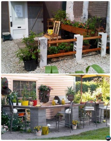 28 ideas geniales que solo requieren bloques de hormigón