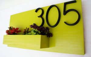 10 originales maneras de mostrar el número de tu vivienda