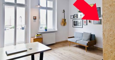 Así se las ingenió para convertir su pequeño apartamento en una amplia