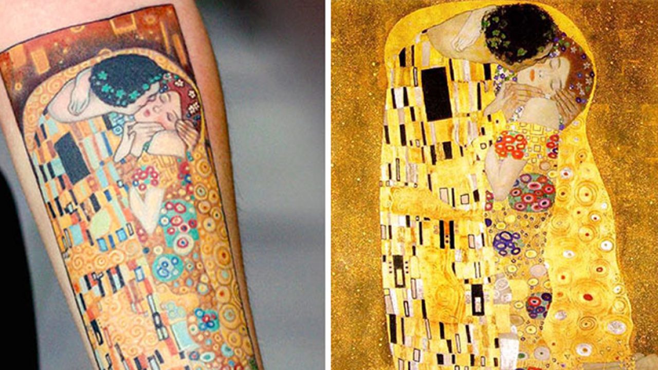 15 tatuajes inspirados en la obra de Gustav Klimt