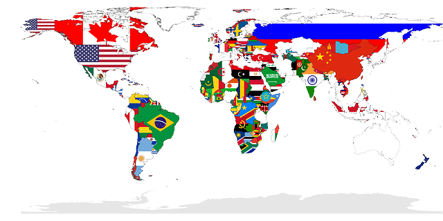 Idiomas más hablados. Mapa mundo
