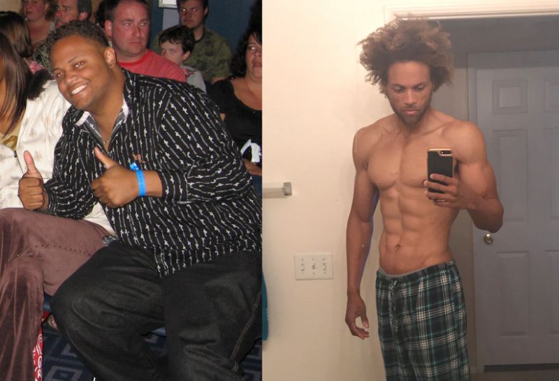 antes y despues de dieta