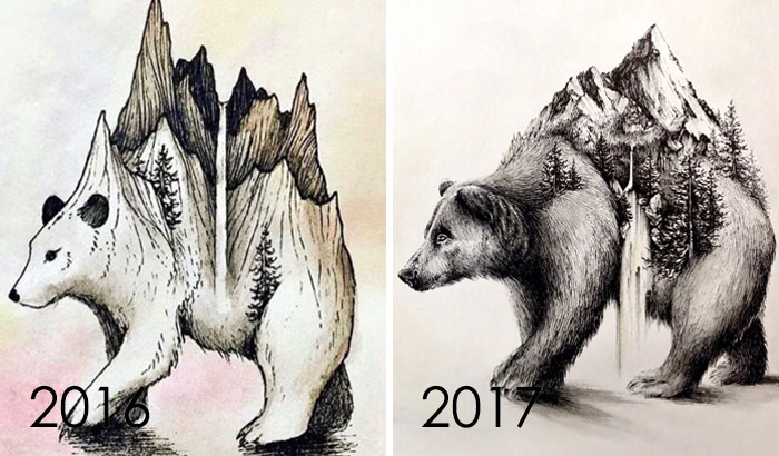 dibujo de oso