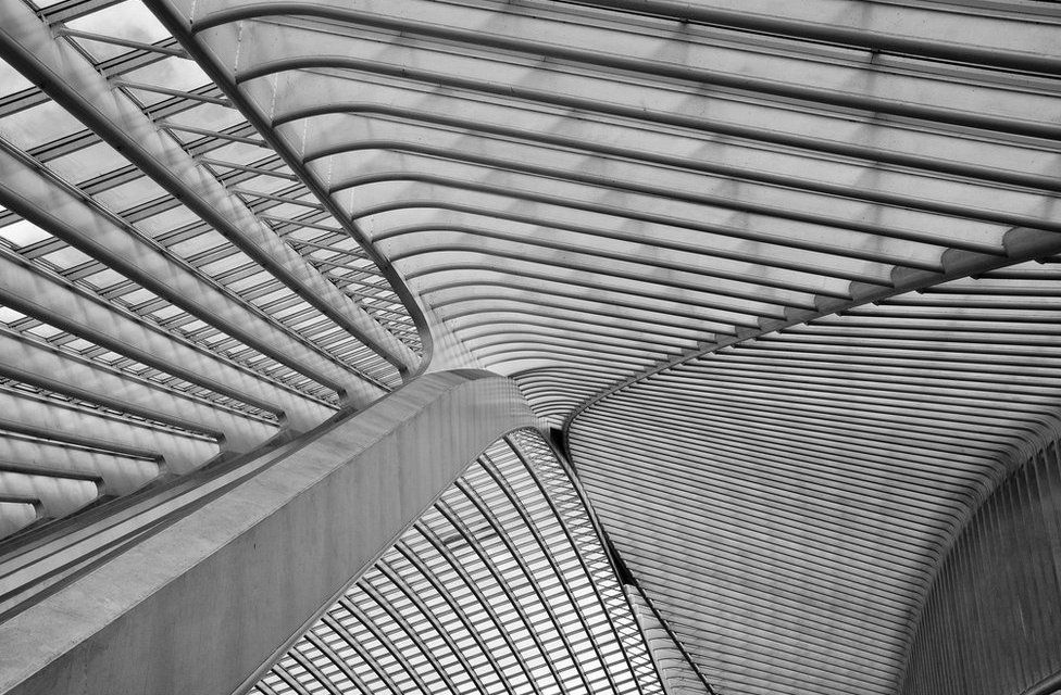 Concurso foto arquitectura. El techo de la estación de Lieja-Guillemins (Bélgica)