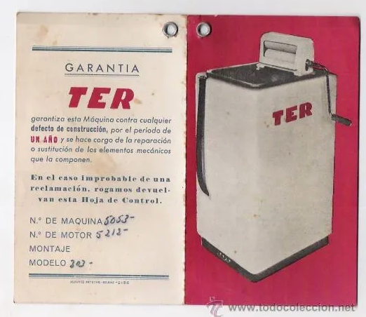 primeras lavadoras eléctricas