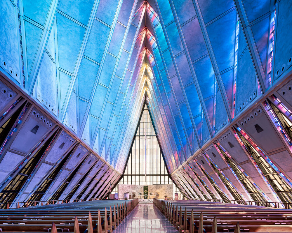 iglesia moderna cristal