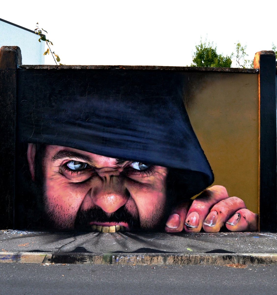 graffitis pared cheonne