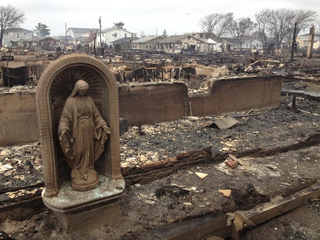 Virgen New York Huracán Sandy