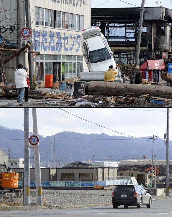 reconstrucción tras el tsunami de Japón