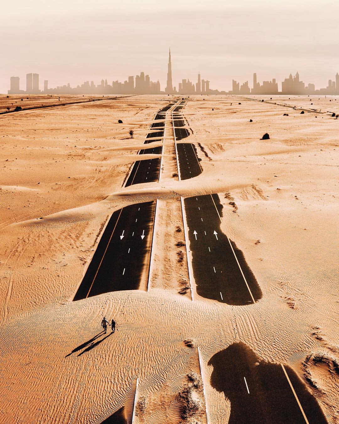 Carretera hacia Dubai