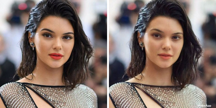 kendall jenner sin maquillaje