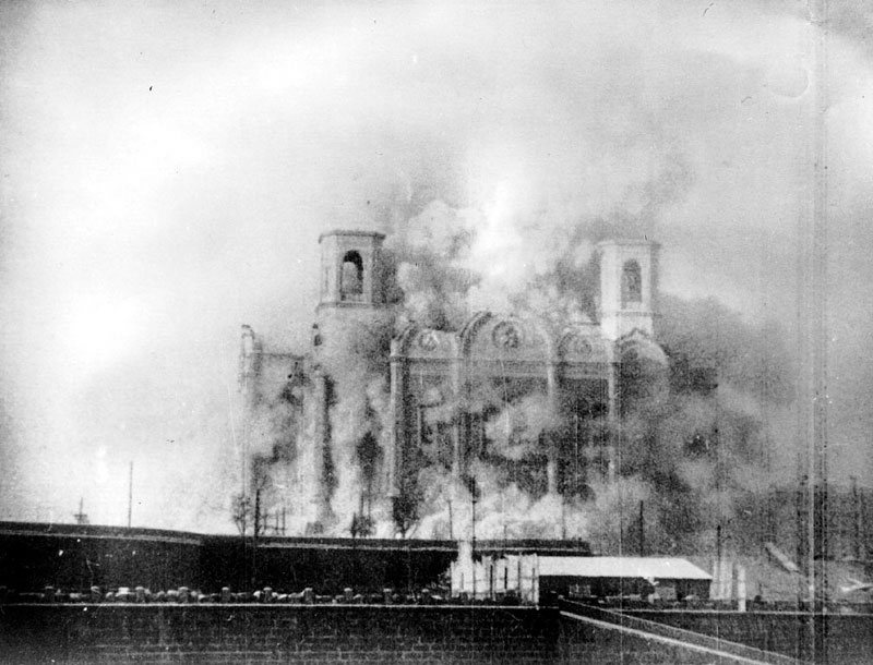incendio catedral moscú