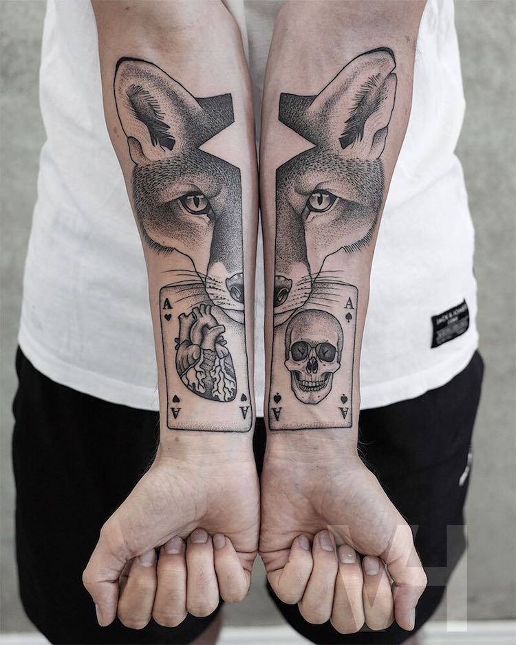 tatuajes simétricos 11