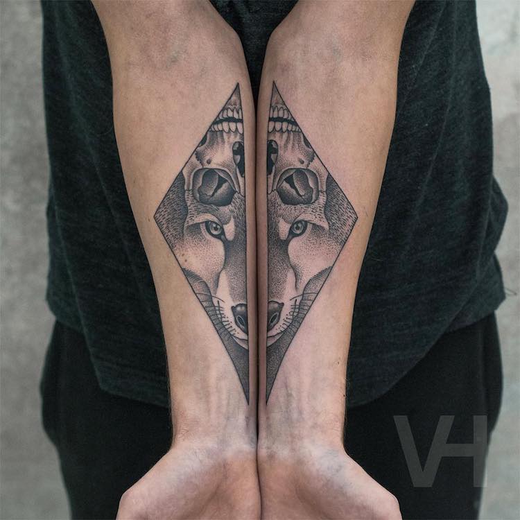 tatuajes simétricos 9