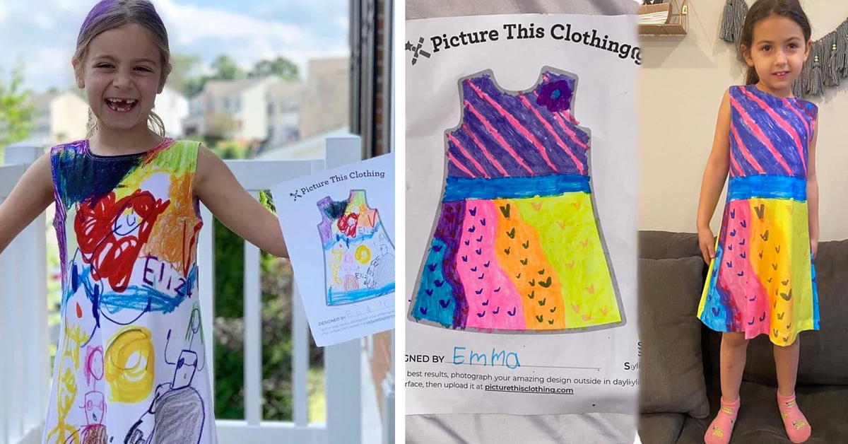 Esta tienda de ropa convierte los dibujos de niños en diseños de moda  adorables