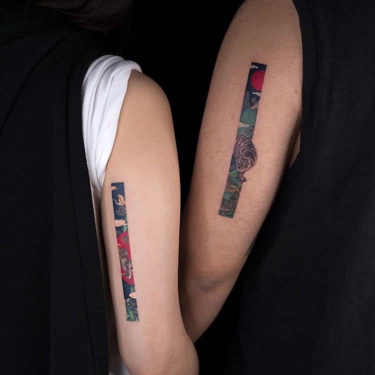 tatuajes rectangulares