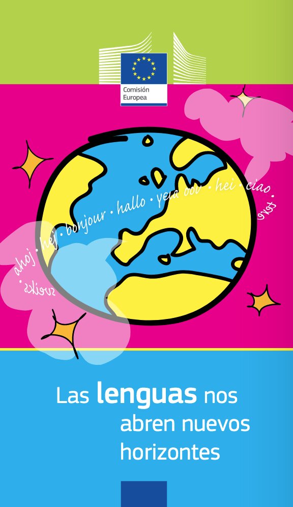 folleto Las lenguas nos abren nuevos horizontes