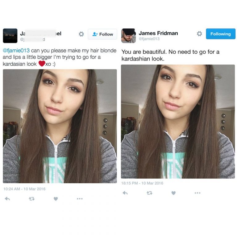 James Fridman, el diseñador gráfico y sus divertidos retoques que