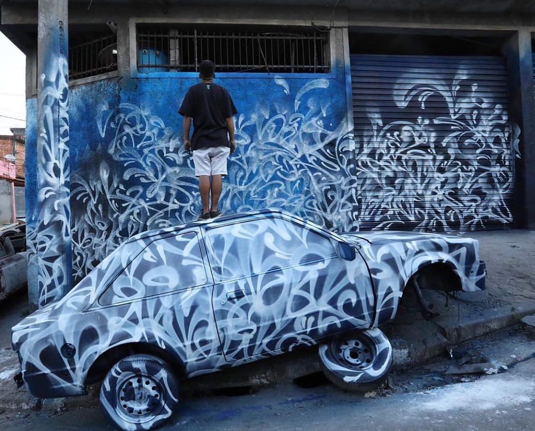 coche graffiti