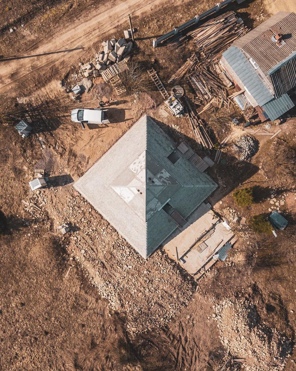 piramide desde arriba