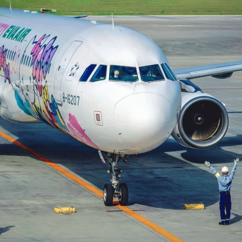 Avión Hello Kitty aerolínea vuelo ninguna parte
