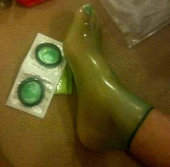 calcetines preservativos