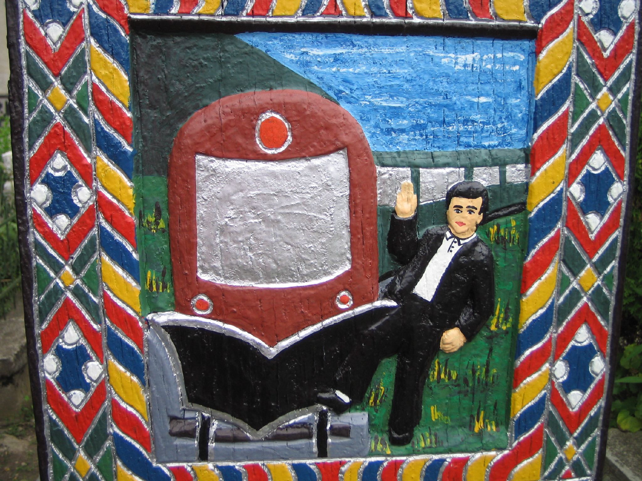 grabado en madera de roble