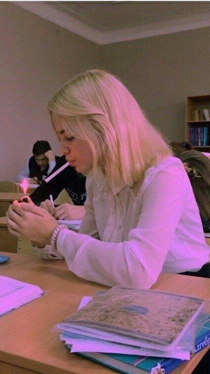 Fumar en clase