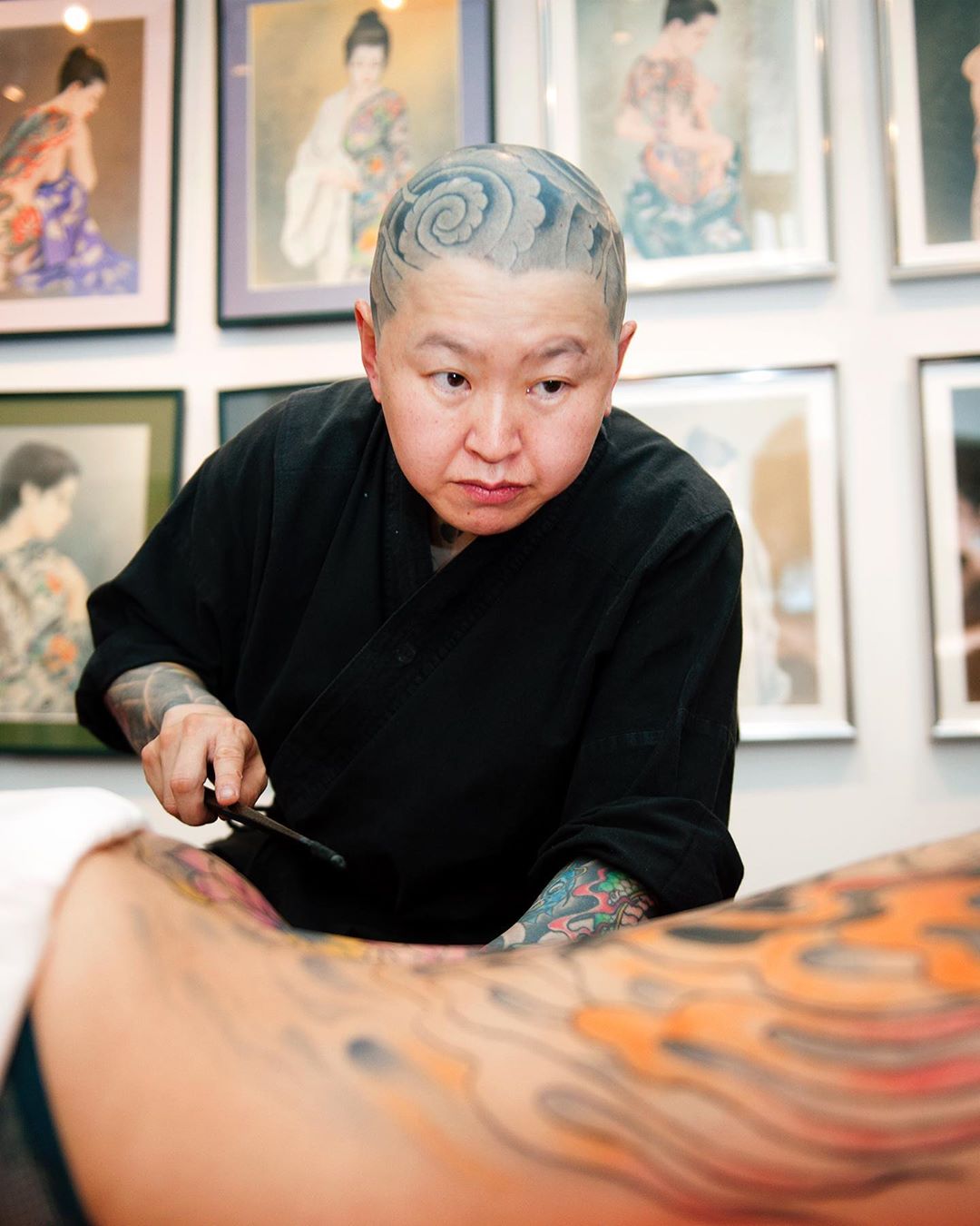 tatuador japonés