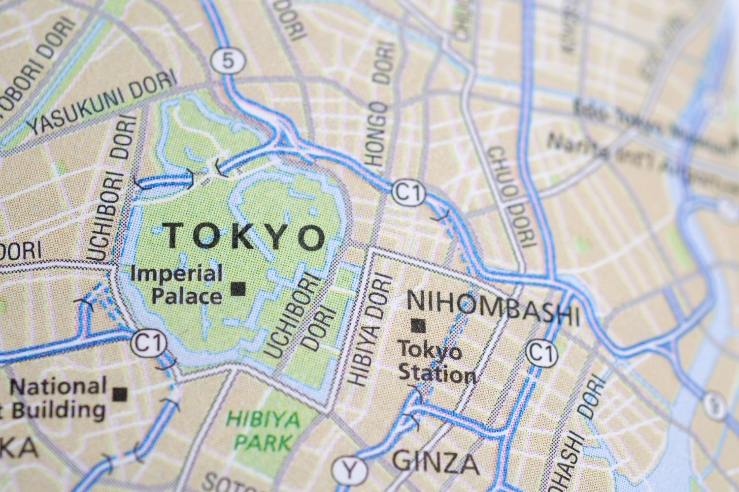 mapa de tokio