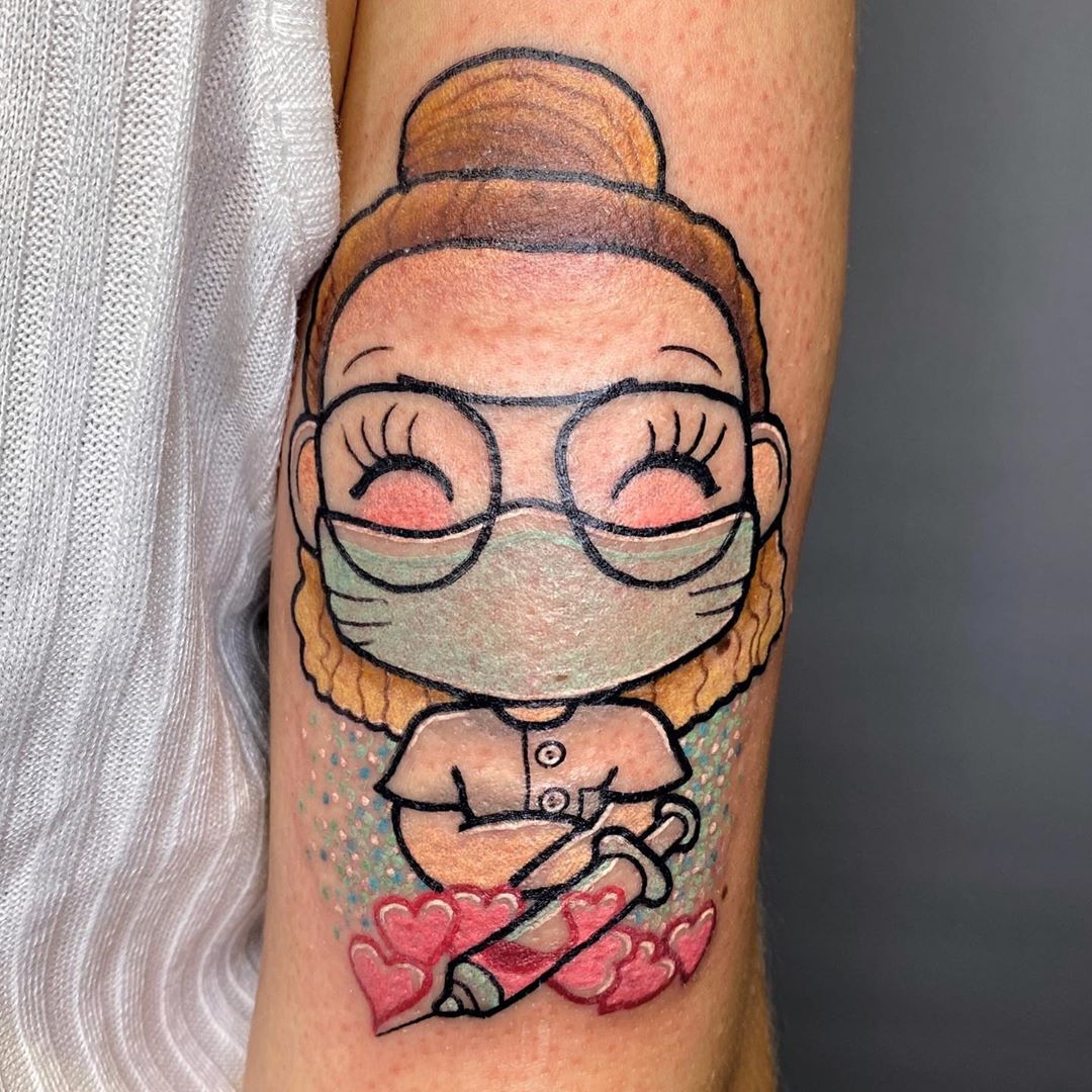 tatuaje de enfermera