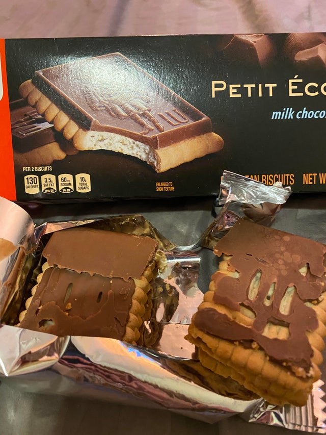 Galletas dibujo chocolate