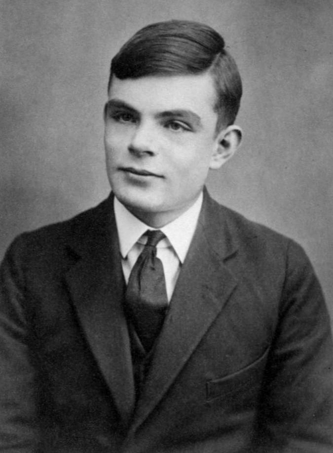 Alan Turing joven