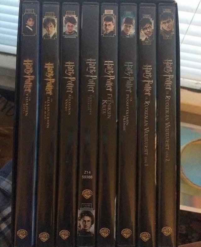 colección de DVD Harry Potter