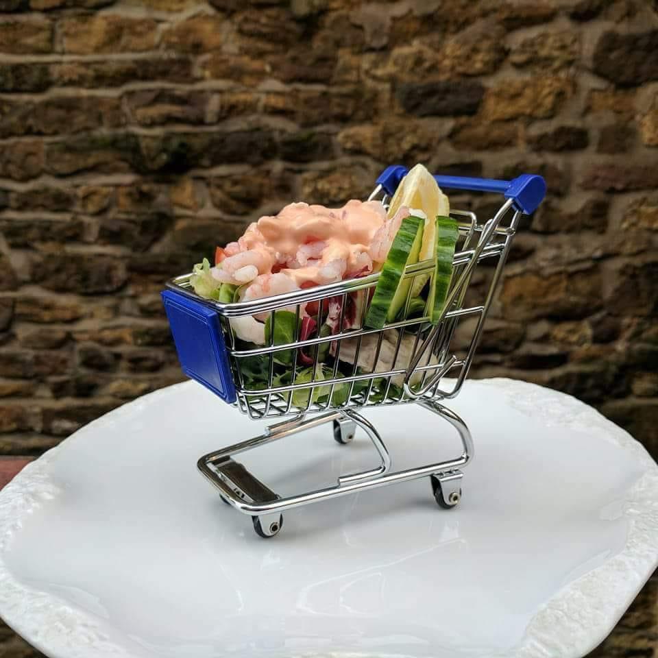carrito con comida
