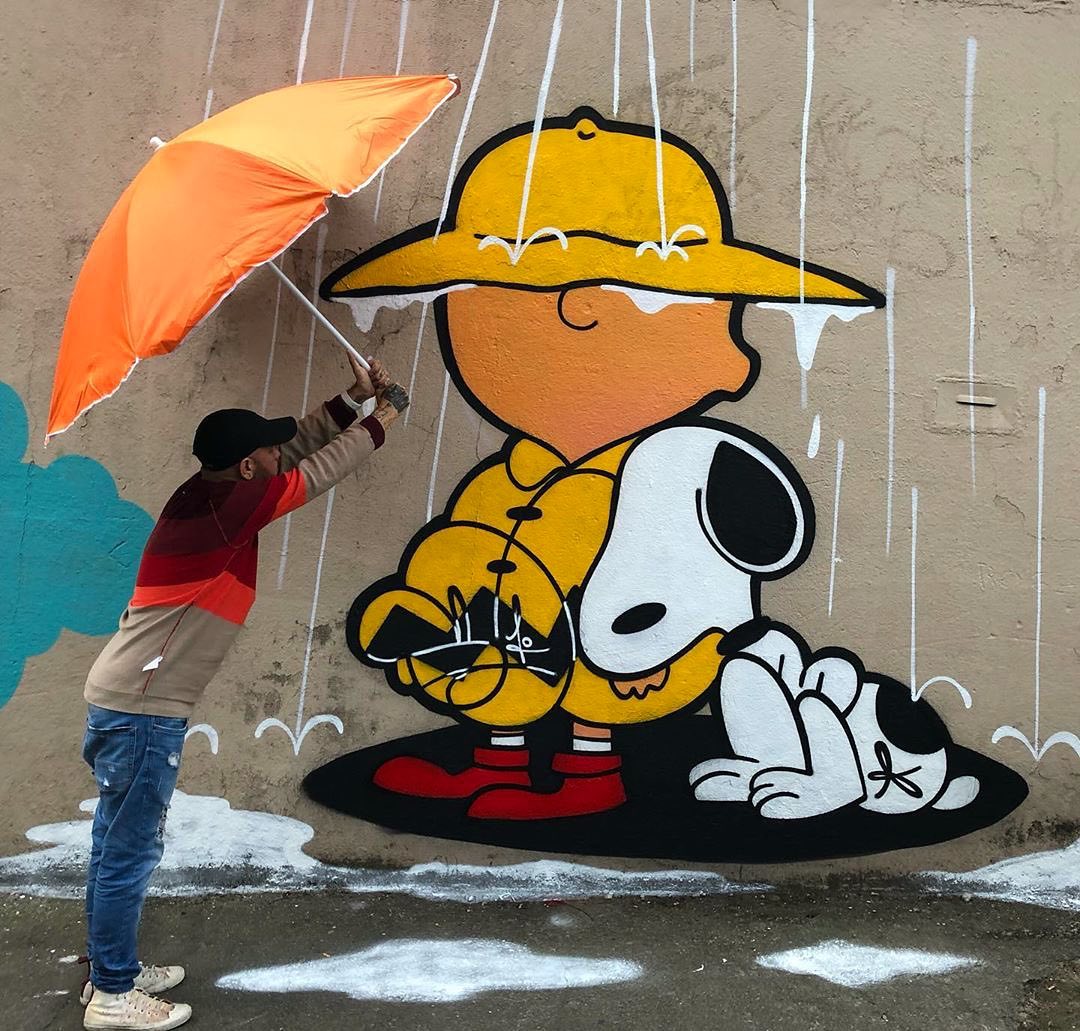 grafiti de Snoopy