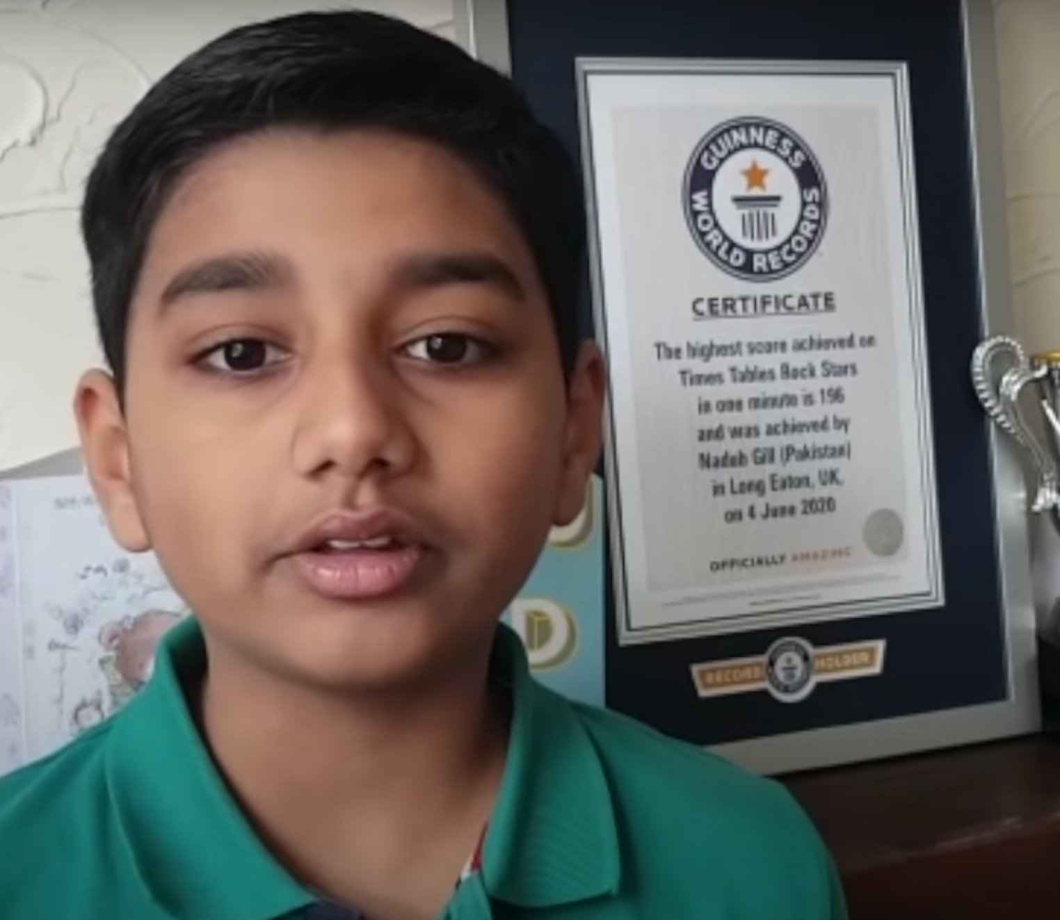 niño guiness record matematicas