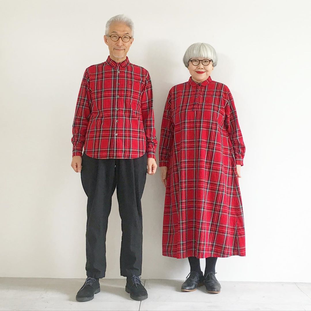 pareja de abuelos japoneses combinados