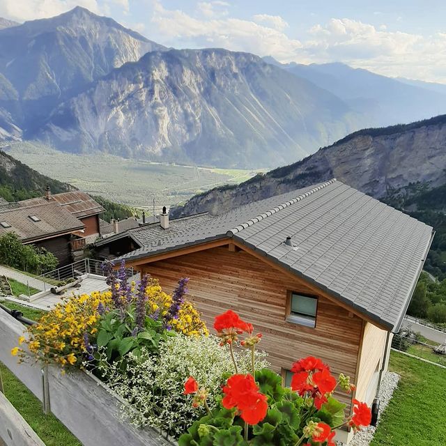 casita en los Alpes