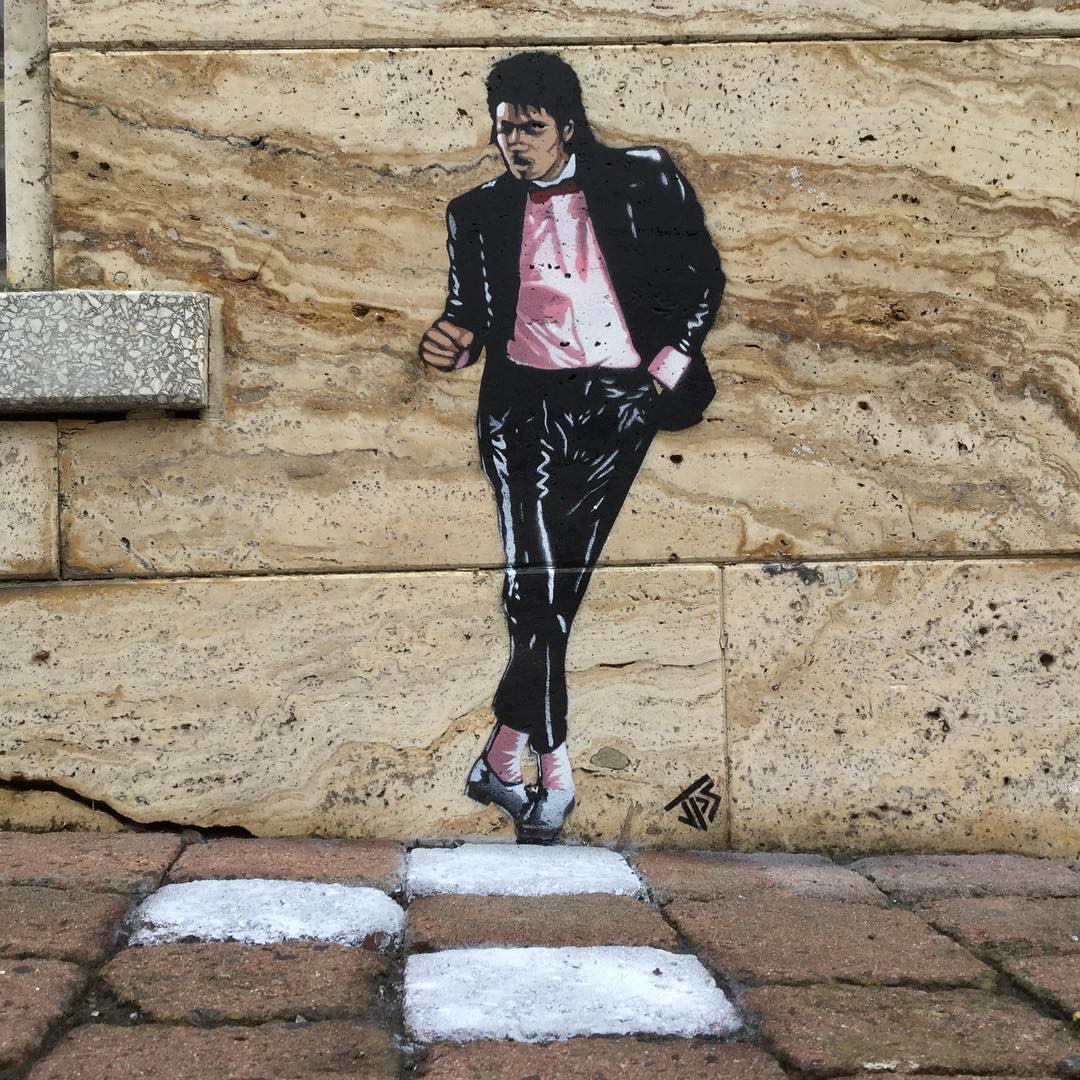 grafiti de Michael Jackson