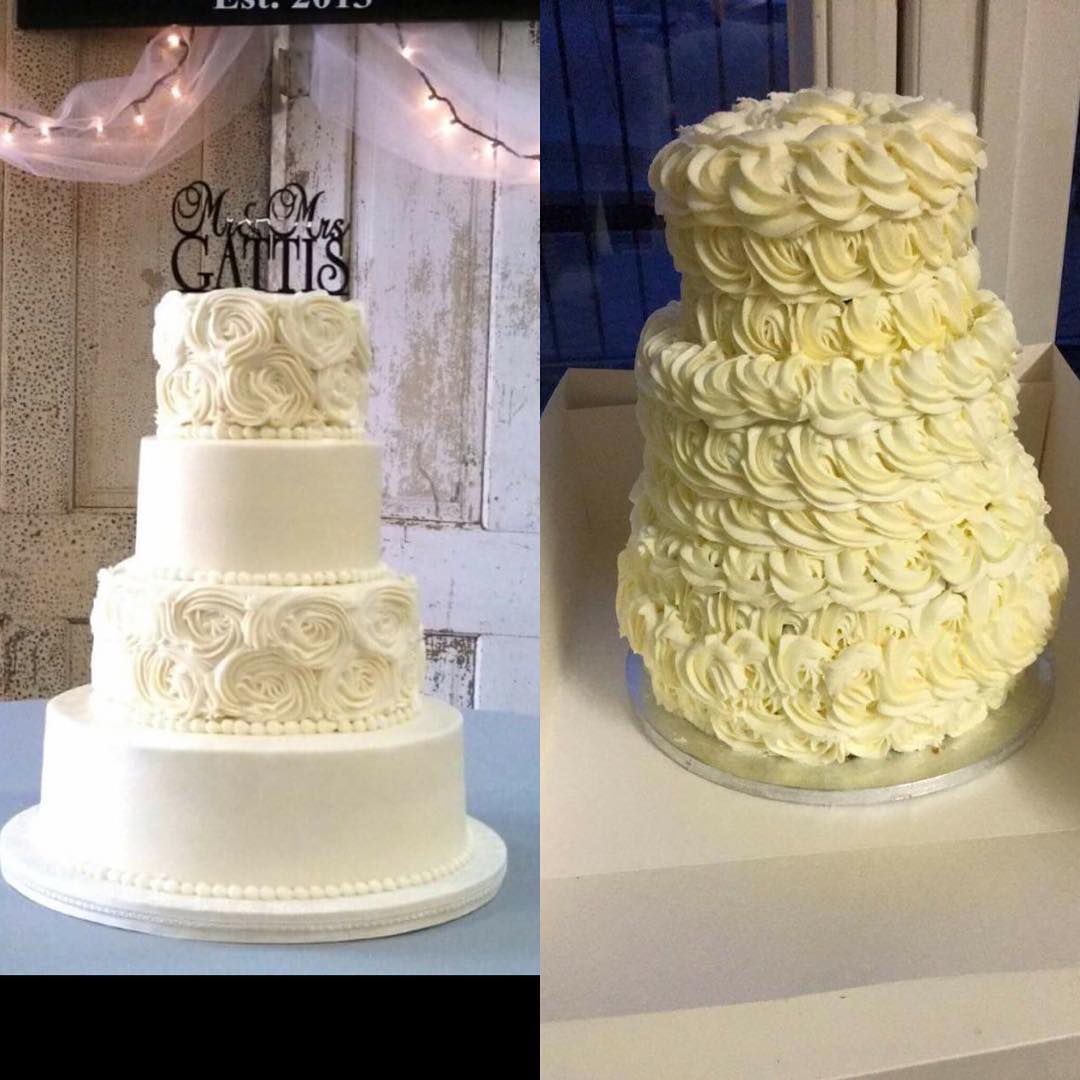 tarta blanca boda