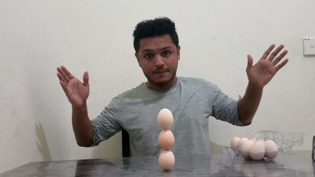 torre de huevos