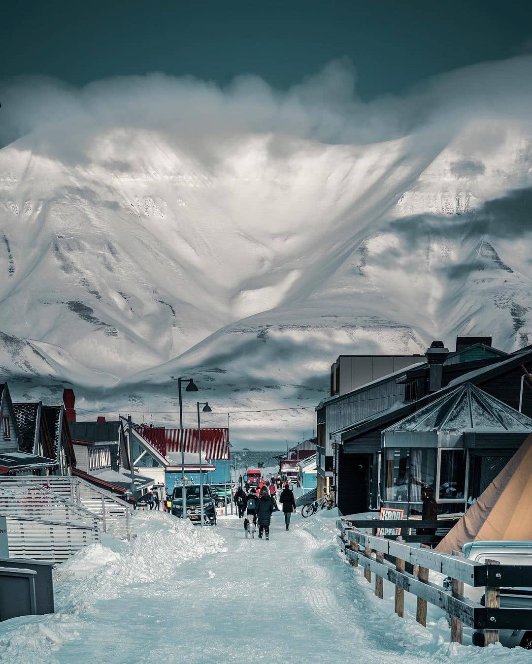 ciudad de Longyearbyen, Noruega