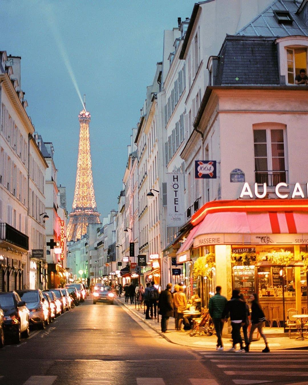 parís vistas de la Torre Eiffel
